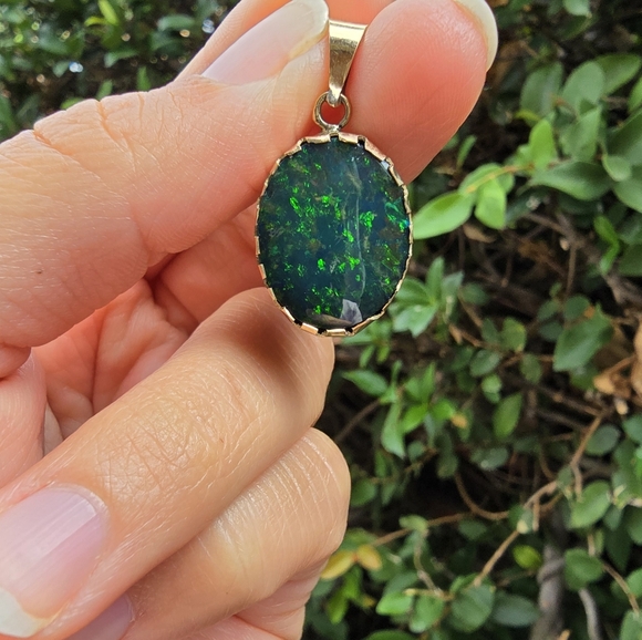 14kt Opal Pendant